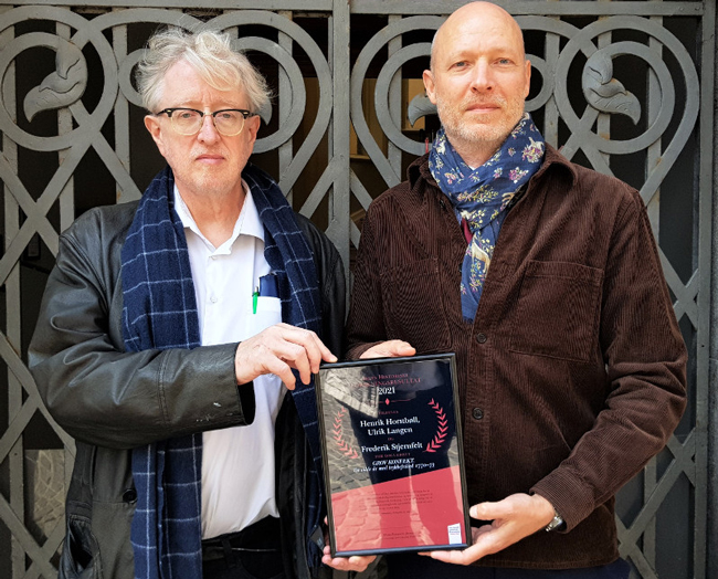  Frederik Stjernfelt og co. vinder prisen for årets historiske forskningsresultat med 